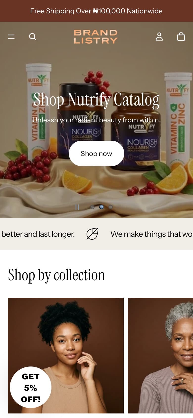 Brandlistry on mobile