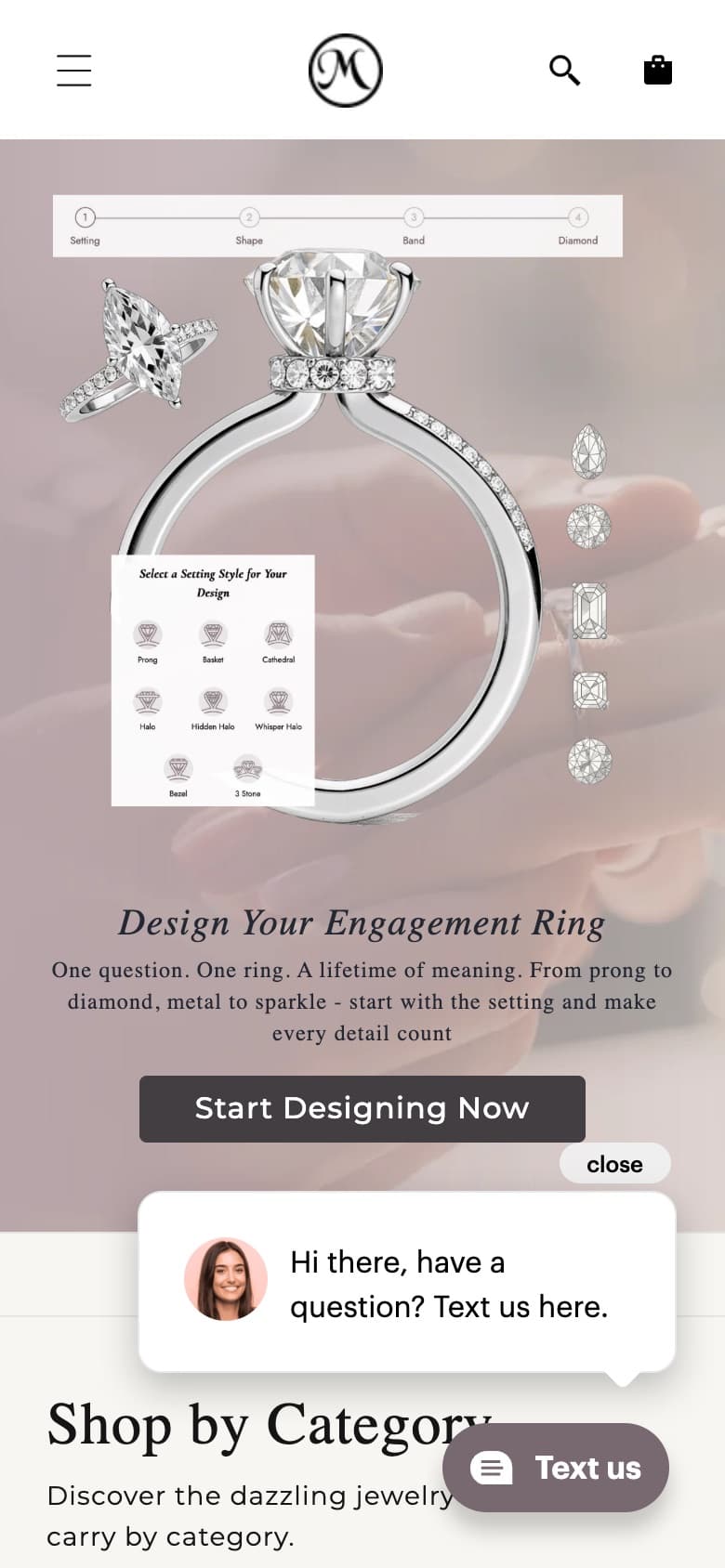 Marc Robinson Jewelers on mobile